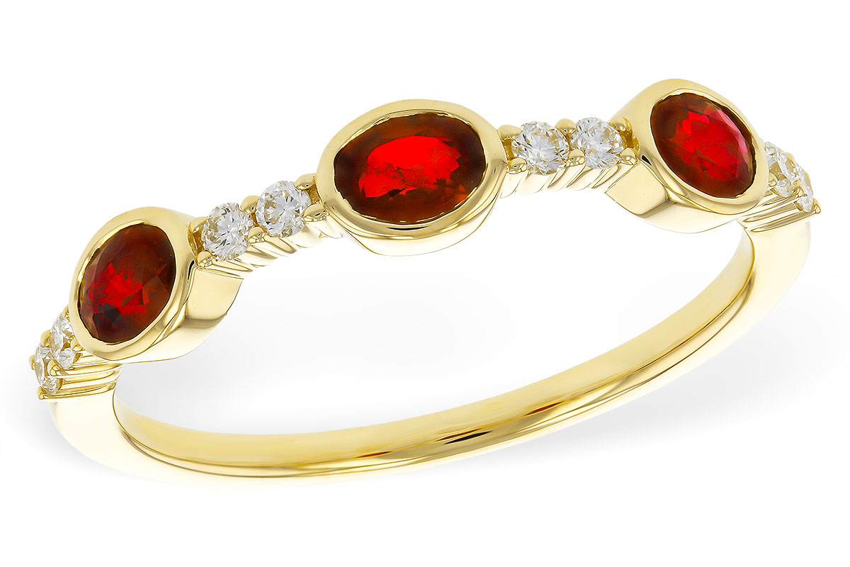 E274-90003: LDS WED RG .66 TW RUBY .78 TGW