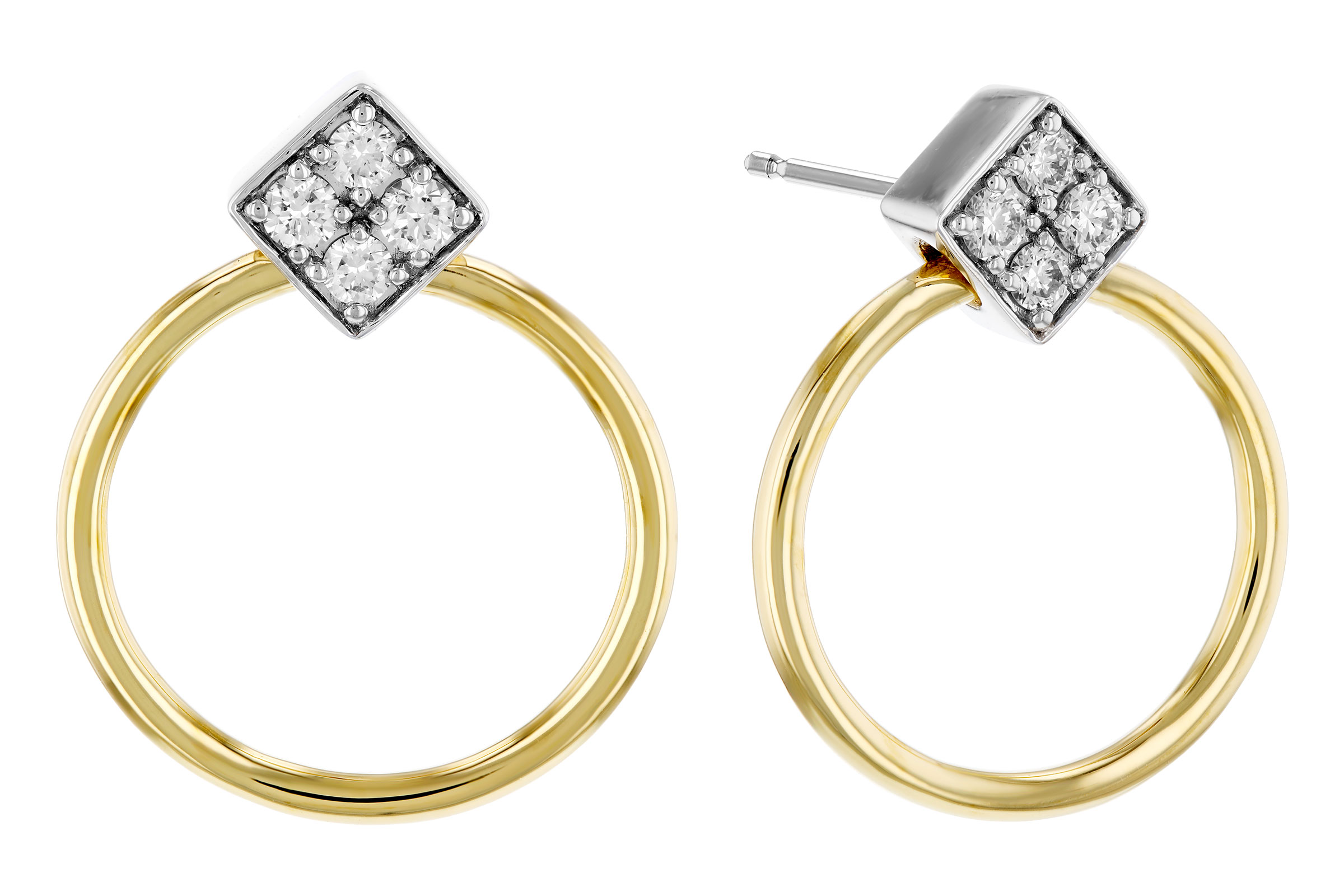 E275-73685: EARRINGS .25 TW