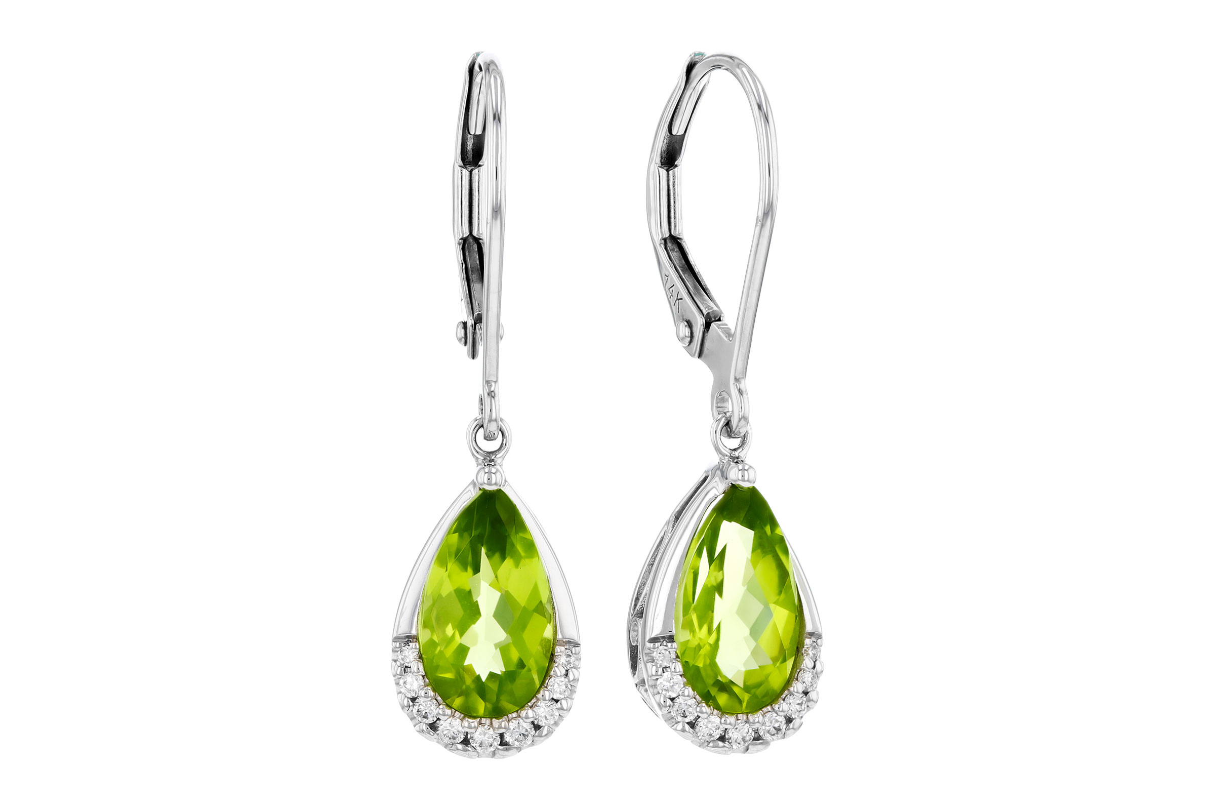 E275-74557: EARR 1.85 PERIDOT 1.94 TGW (9x5MM PS)