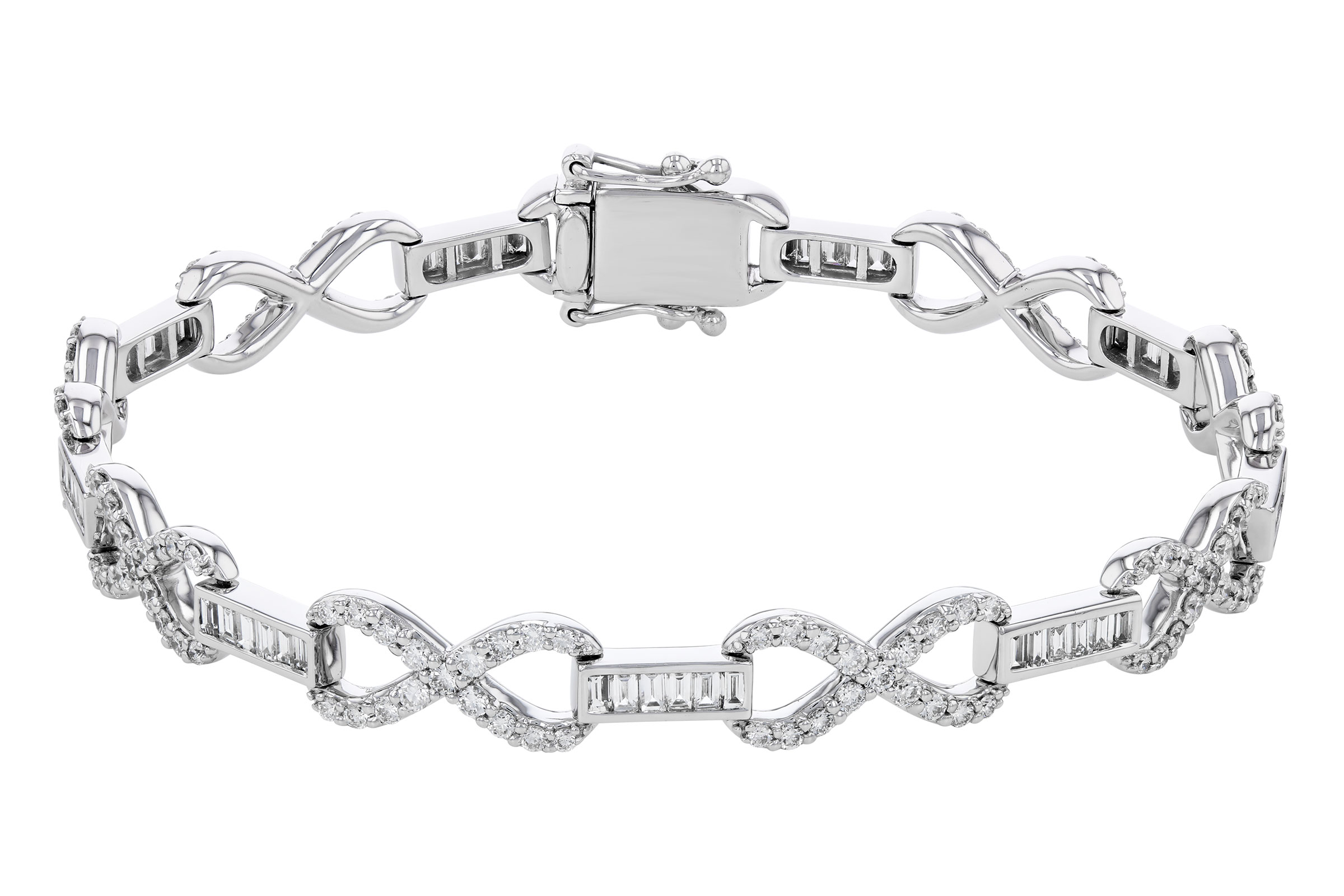 E275-74603: BRACELET 1.00 TW BAG 2.45 TW (7")