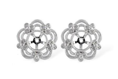 F185-76448: EARRING JACKETS .16 TW (FOR 0.75-1.50 CT TW STUDS)
