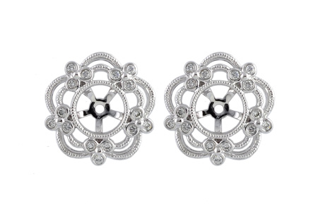 F185-76448: EARRING JACKETS .16 TW (FOR 0.75-1.50 CT TW STUDS)