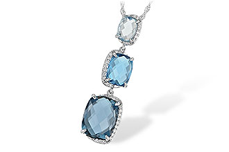 F188-51875: NECK 8.71 BLUE TOPAZ 8.89 TGW