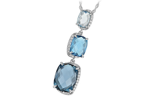 F188-51875: NECK 8.71 BLUE TOPAZ 8.89 TGW