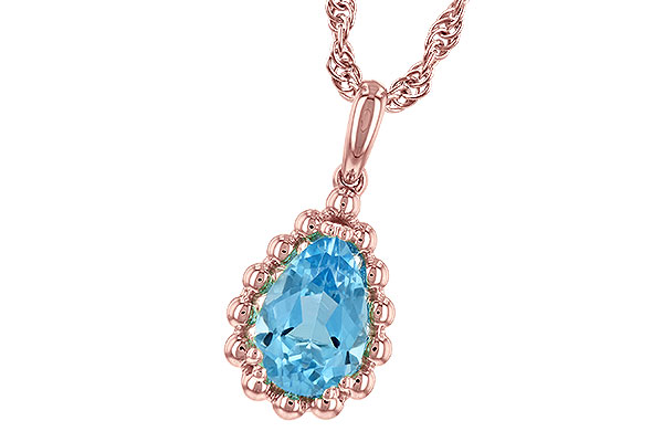 F189-40075: NECKLACE 1.55 CT BLUE TOPAZ