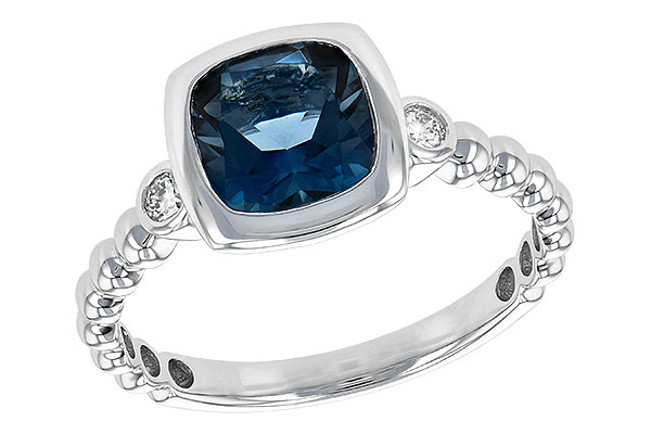 F189-43639: LDS RG 1.58 LONDON BLUE TOPAZ 1.66 TGW