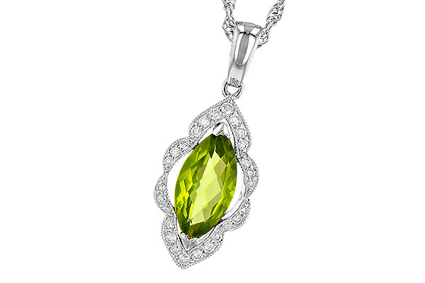 F190-32794: NECK .94 PERIDOT 1.05 TGW