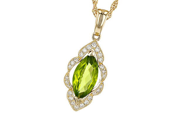 F190-32794: NECK .94 PERIDOT 1.05 TGW