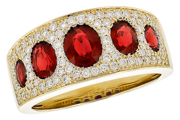 F273-03657: LDS WED RG 1.60 TW RUBY 2.00 TGW