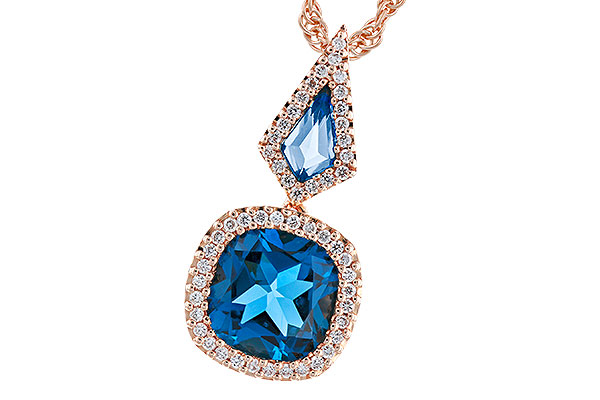 F273-94557: NECK 2.24 TW LONDON BLUE TOPAZ 2.40 TGW