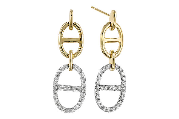 F273-99121: EARRINGS .36 TW