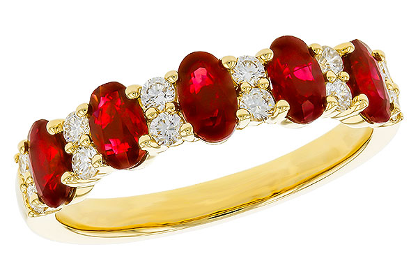 F274-85512: LDS WED RG 1.51 TW RUBY 1.80 TGW
