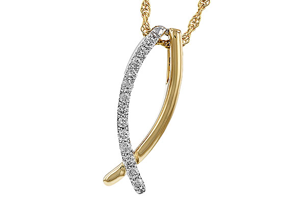 F274-89112: NECKLACE .25 TW