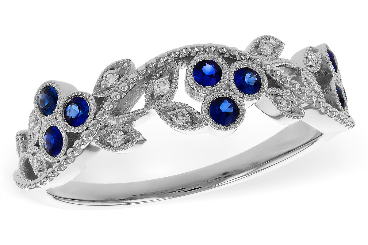 F274-90003: LDS WED RG .23 SAPPHIRE .29 TGW