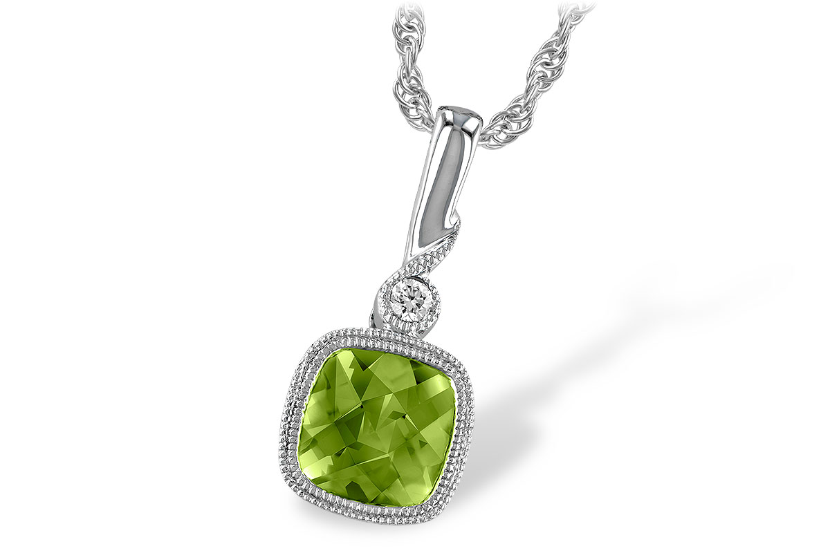 G183-98248: NECK .97 PERIDOT .99 TGW