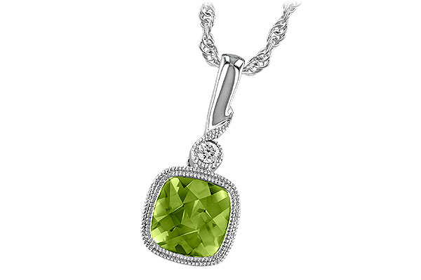 G183-98248: NECK .97 PERIDOT .99 TGW