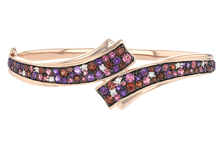 G188-51866: BANGLE 3.12 MULTI-COLOR 3.30 TGW (AMY,GT,PT)