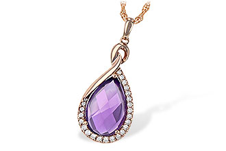 G189-44630: NECK 3.91 AMETHYST 4.10 TGW