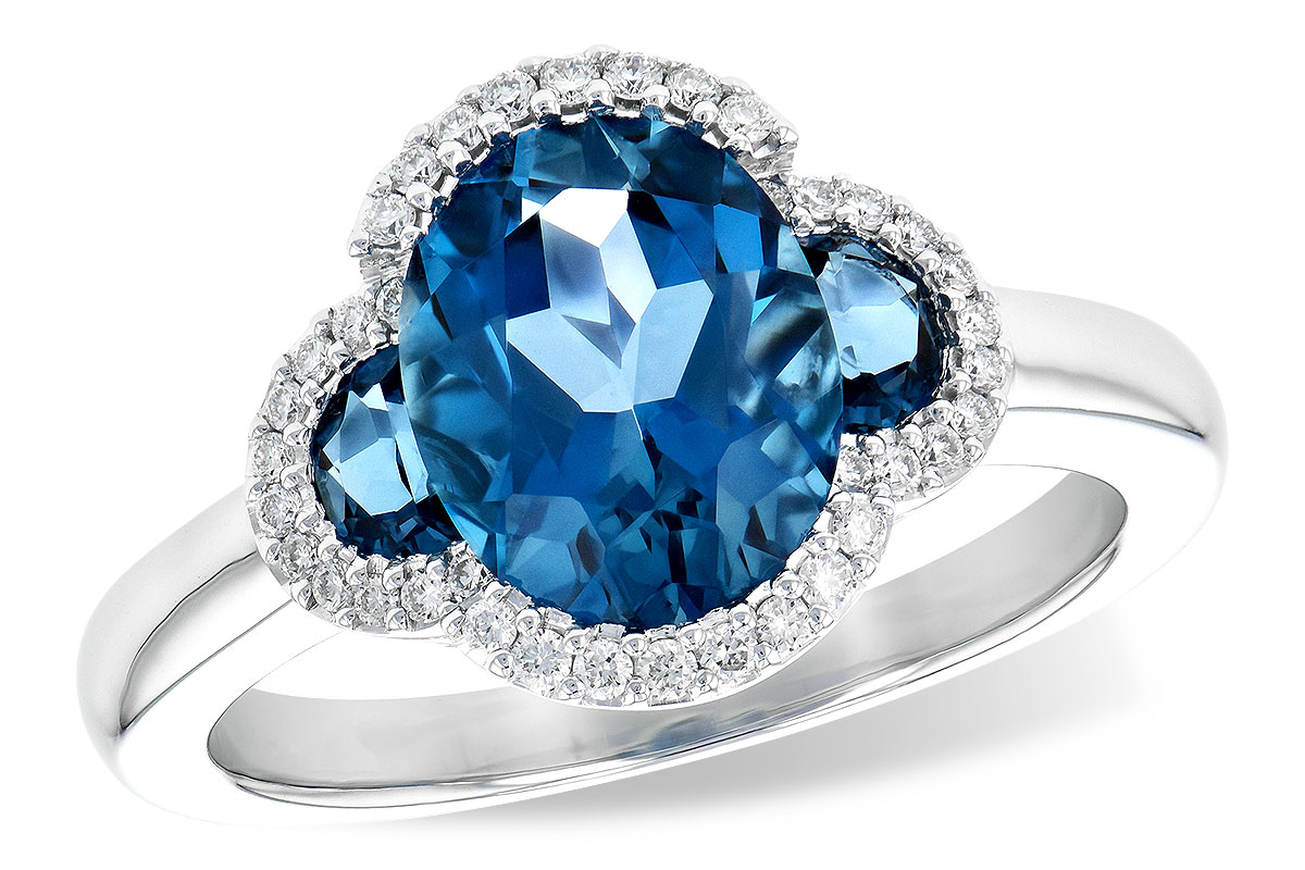 G190-32784: LDS RG 3.04 TW LONDON BLUE TOPAZ 3.20 TGW