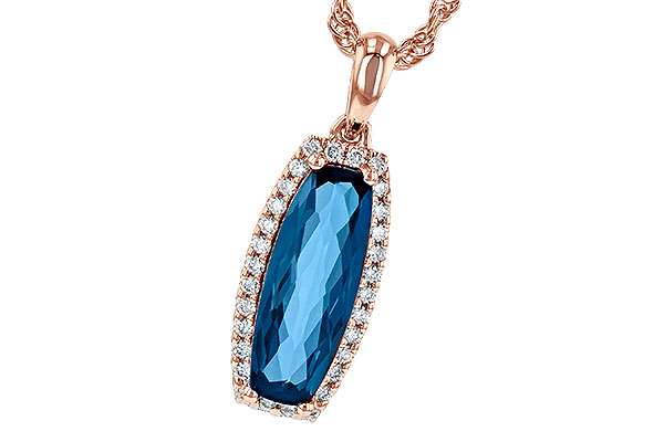 G190-34548: NECK 1.58 LONDON BLUE TOPAZ 1.70 TGW