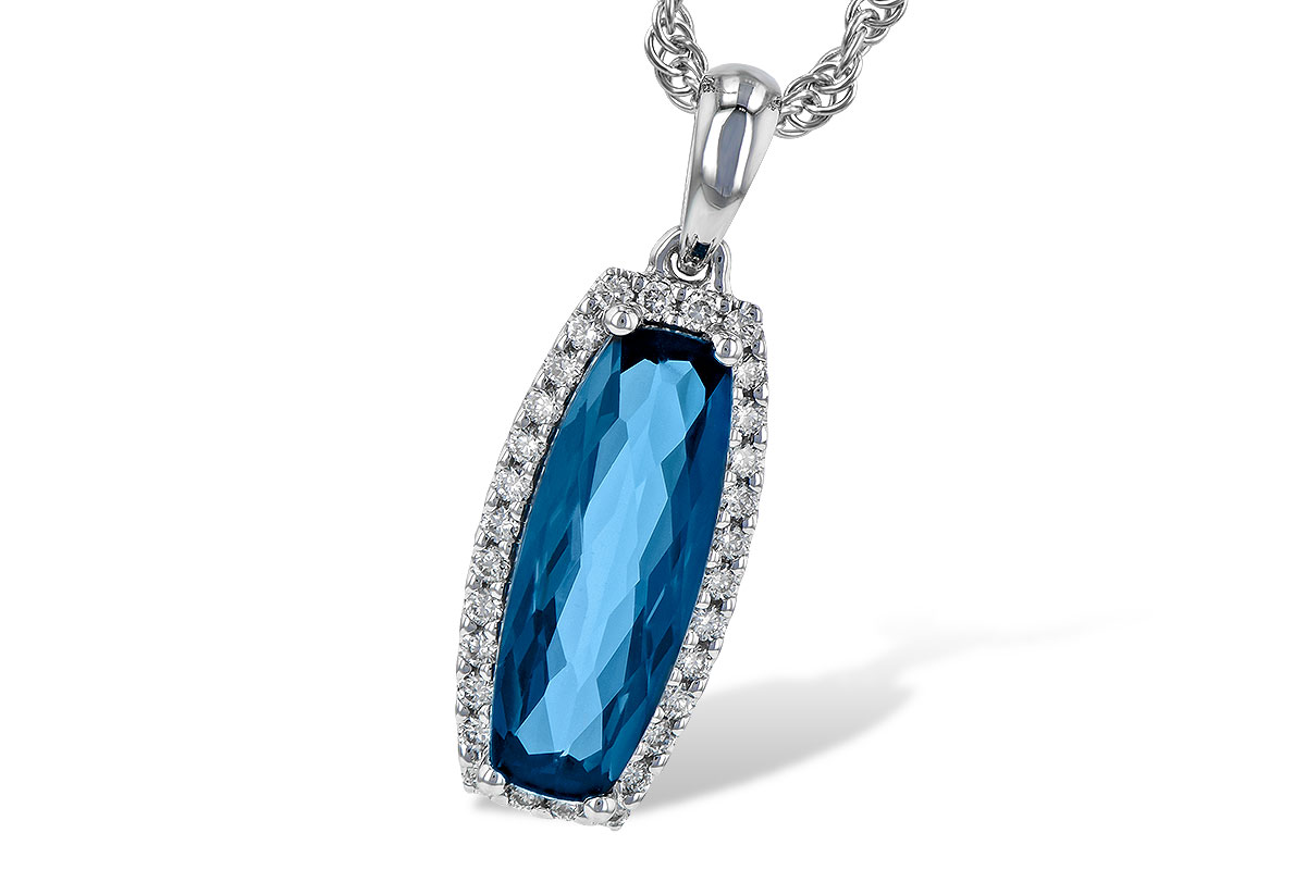 G190-34548: NECK 1.58 LONDON BLUE TOPAZ 1.70 TGW