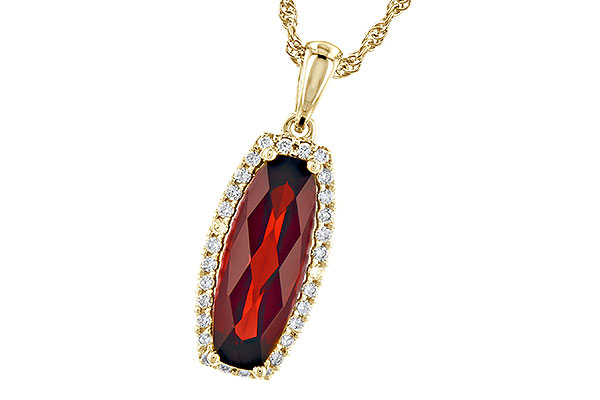 G273-01884: NECK 1.75 GARNET 1.87 TGW