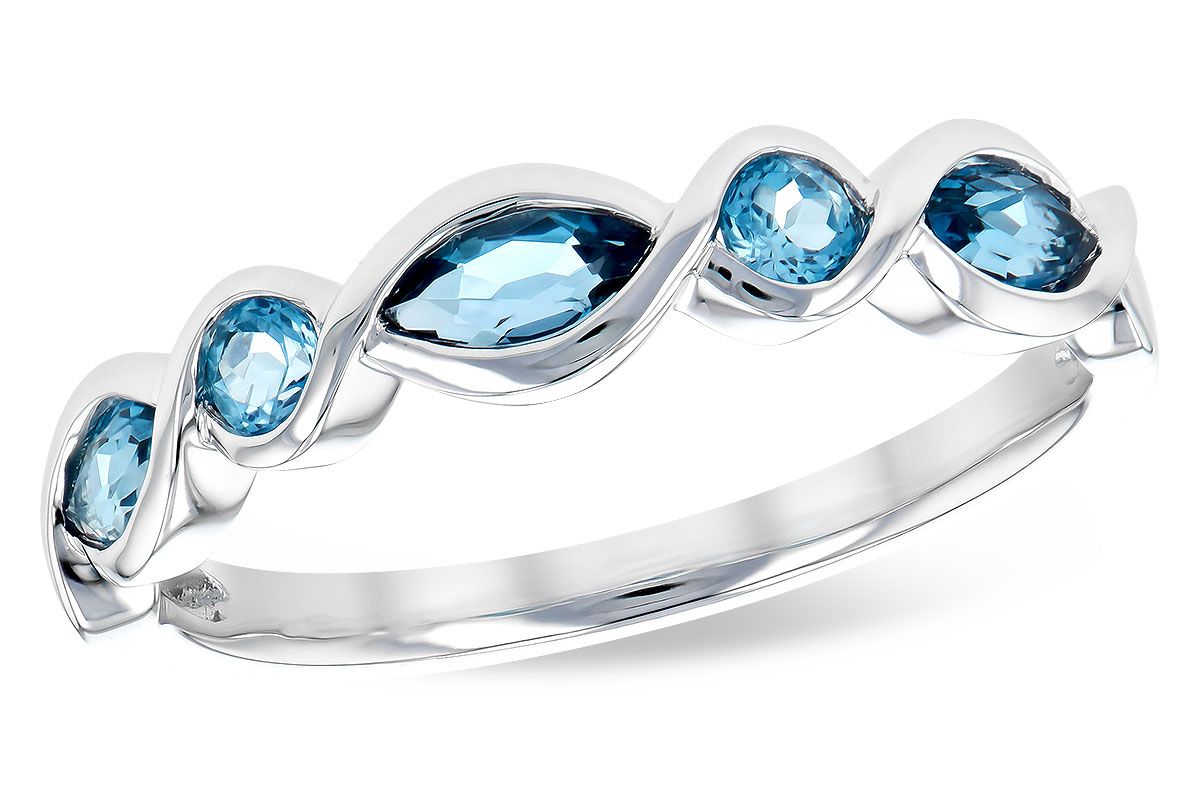 G273-02775: LDS RG .60 TW BLUE TOPAZ