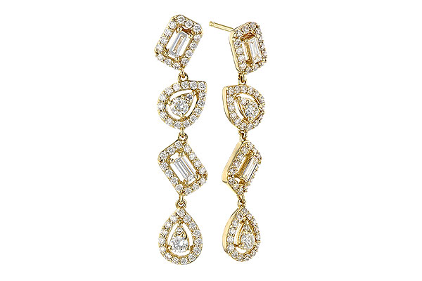 G273-03657: EARR .12 TW BAGUETTES .70 TW