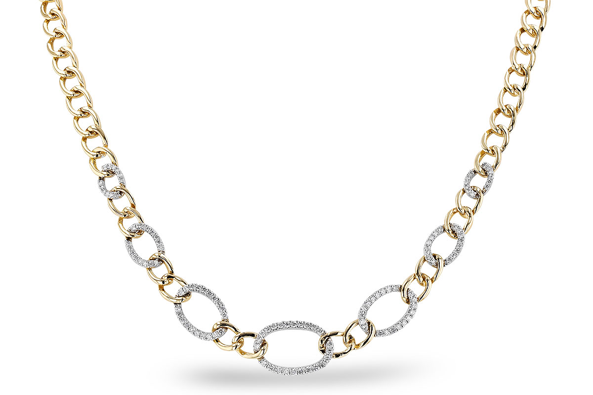 G273-91884: NECKLACE 1.15 TW (17")