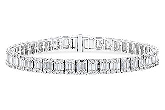 G273-92784: BRACELET 2.72 TW BAGUETTES 4.10 TW