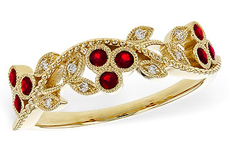 G274-90003: LDS DIA RG .22 RUBY TW .28 TGW