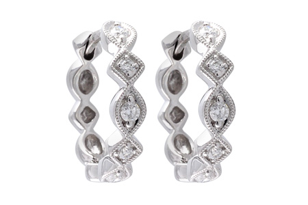 H001-18184: EARRINGS .22 TW