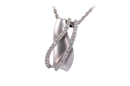 H183-94584: NECKLACE .28 TW