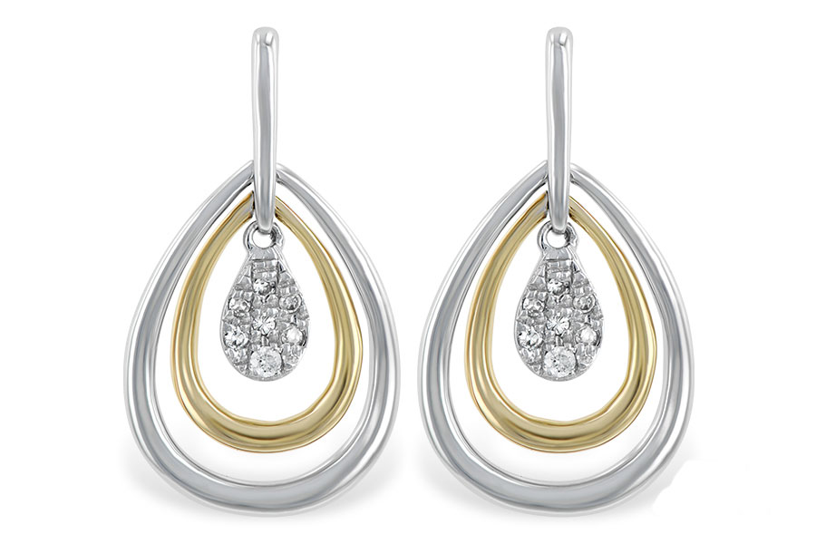 H183-94630: EARRINGS .06 TW