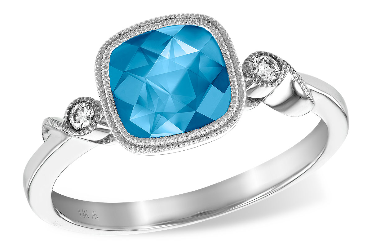 H186-70039: LDS RG 1.66 BLUE TOPAZ 1.71 TGW