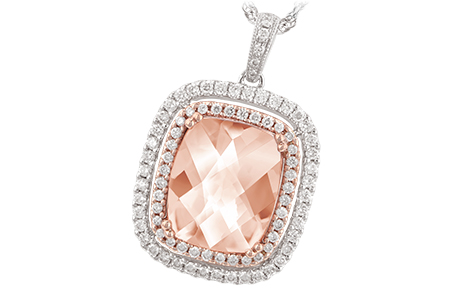 H188-49130: NECK 4.20 MORGANITE 4.66 TGW