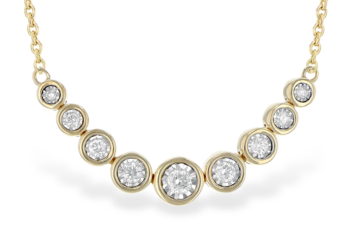 H190-31839: NECKLACE .25 TW (18")