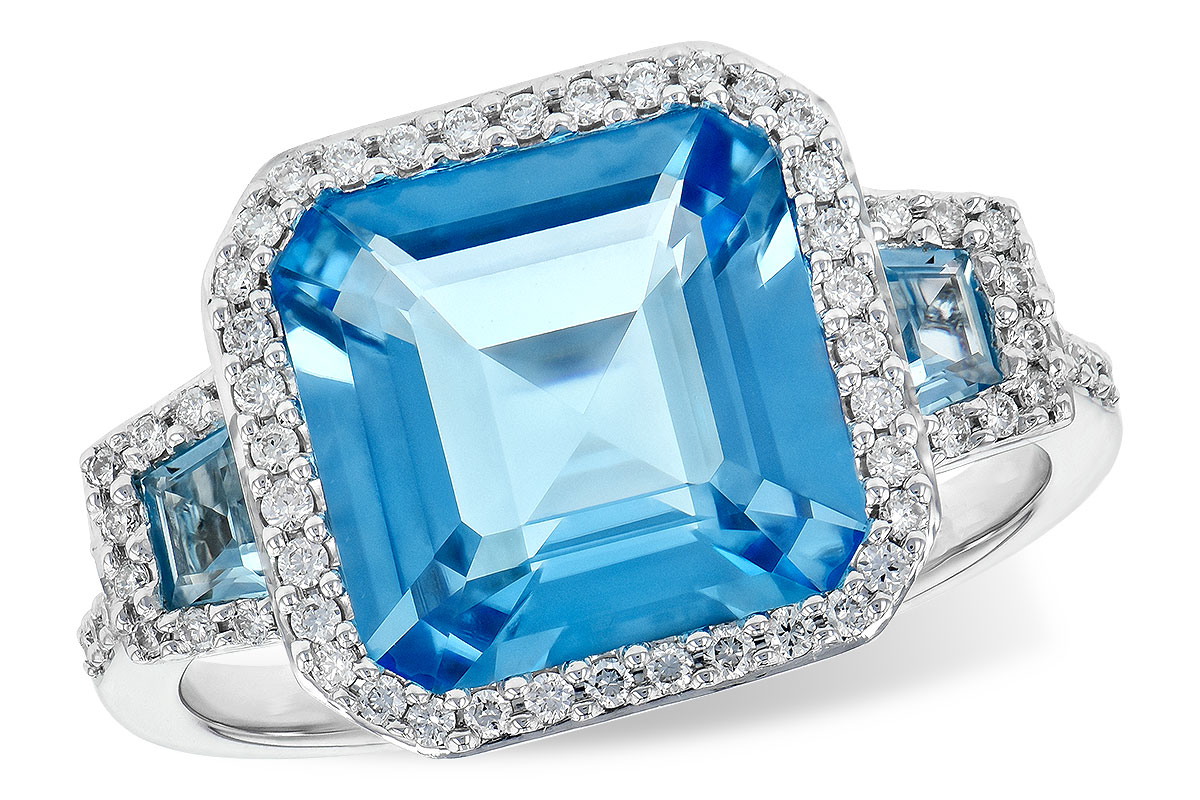 H190-34593: LDS RG 4.40 TW BLUE TOPAZ 4.60 TGW