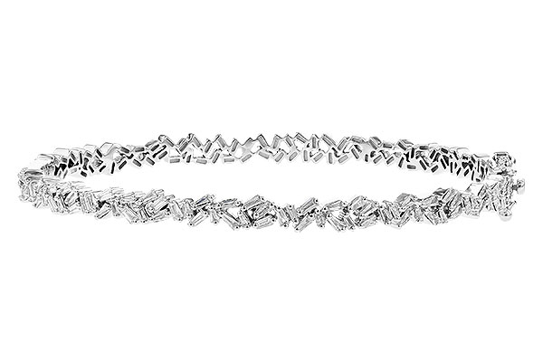 H273-00957: BANGLE .84 TW BAGUETTE DIAS
