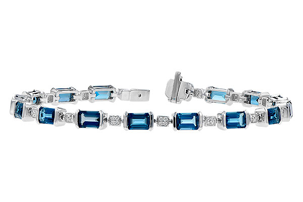 H273-01857: BRACELET 7.90 LONDON BLUE TOPAZ 8.13 TGW