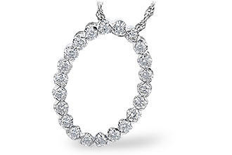 H273-04630: NECKLACE .50 TW
