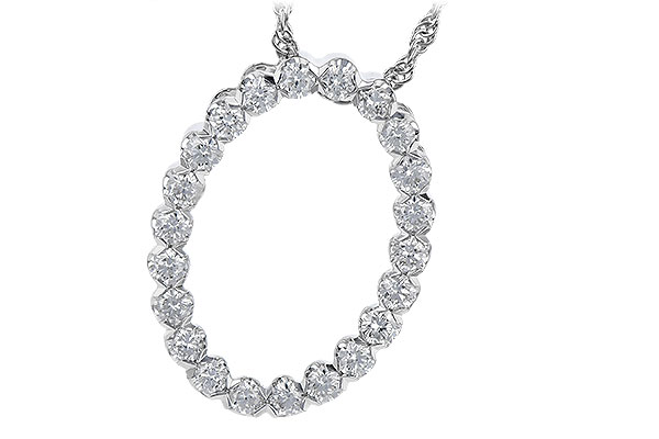 H273-04630: NECKLACE .50 TW
