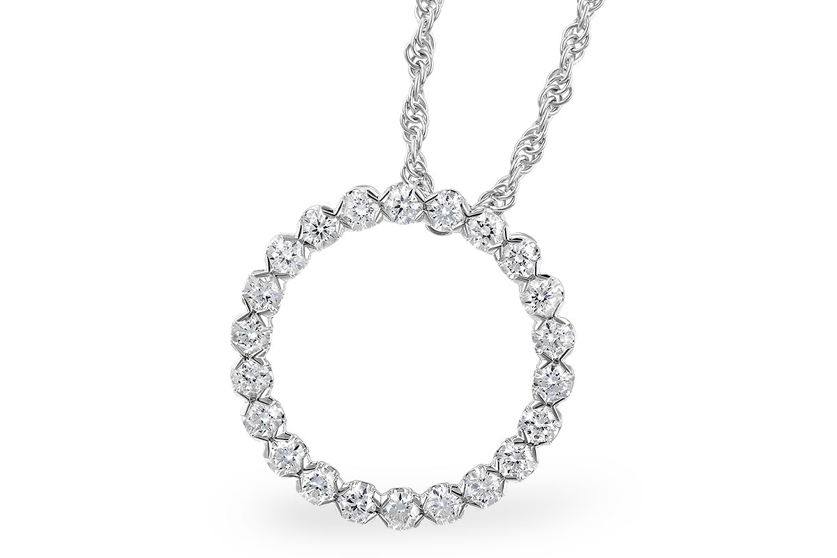 H273-05457: NECKLACE .50 TW