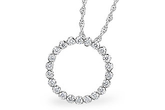 H273-05457: NECKLACE .50 TW