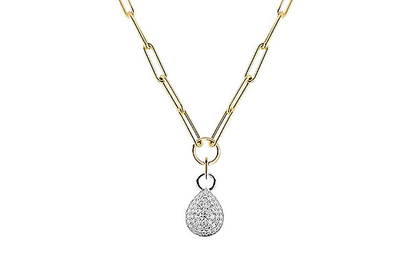 H273-90993: NECKLACE 1.26 TW (17 INCHES)