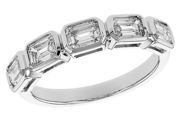 H273-95539: LDS DIA WED RG 1.20 TW EMERALD CUTS