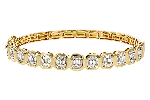 H274-81884: BANGLE .81 TW BAGUETTE 1.00 TW