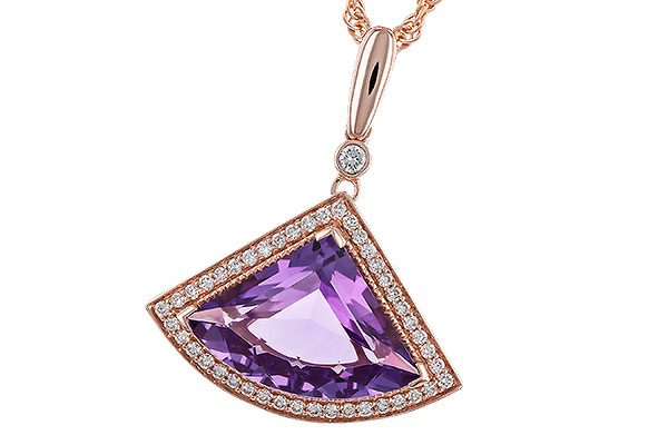 H274-83648: NECKLACE 2.80 AMETHYST 2.97 TGW
