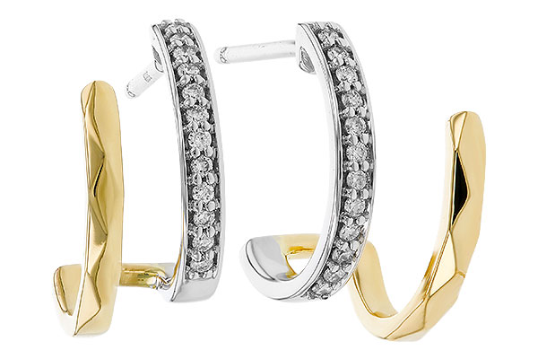 H274-85466: EARRINGS .12 TW