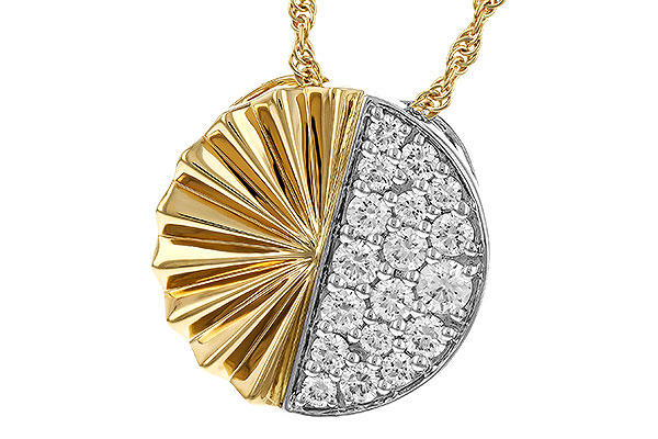 H274-88184: NECKLACE .50 TW